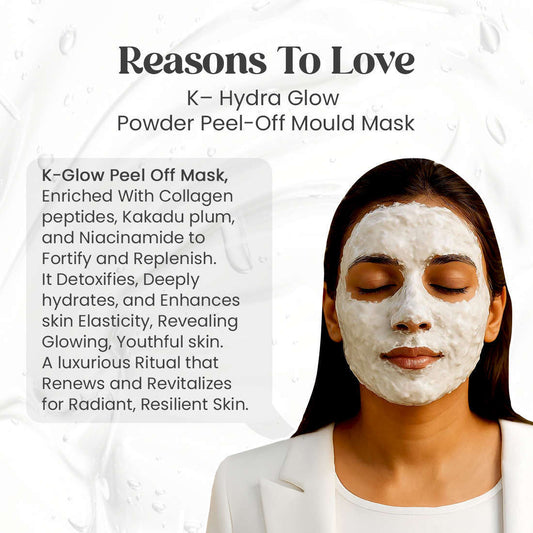 K-Hydra Glow Powder Peel Off Mould Mask | Collagen, Kakadu Plum & Ginseng