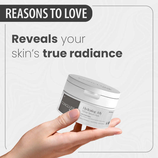 Hydrating Jelly Toner Pads | Rice Extract, Ceramide & Centella | 40 Pads