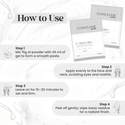 K-Hydra Glow Powder Peel Off Mould Mask | Collagen, Kakadu Plum & Ginseng
