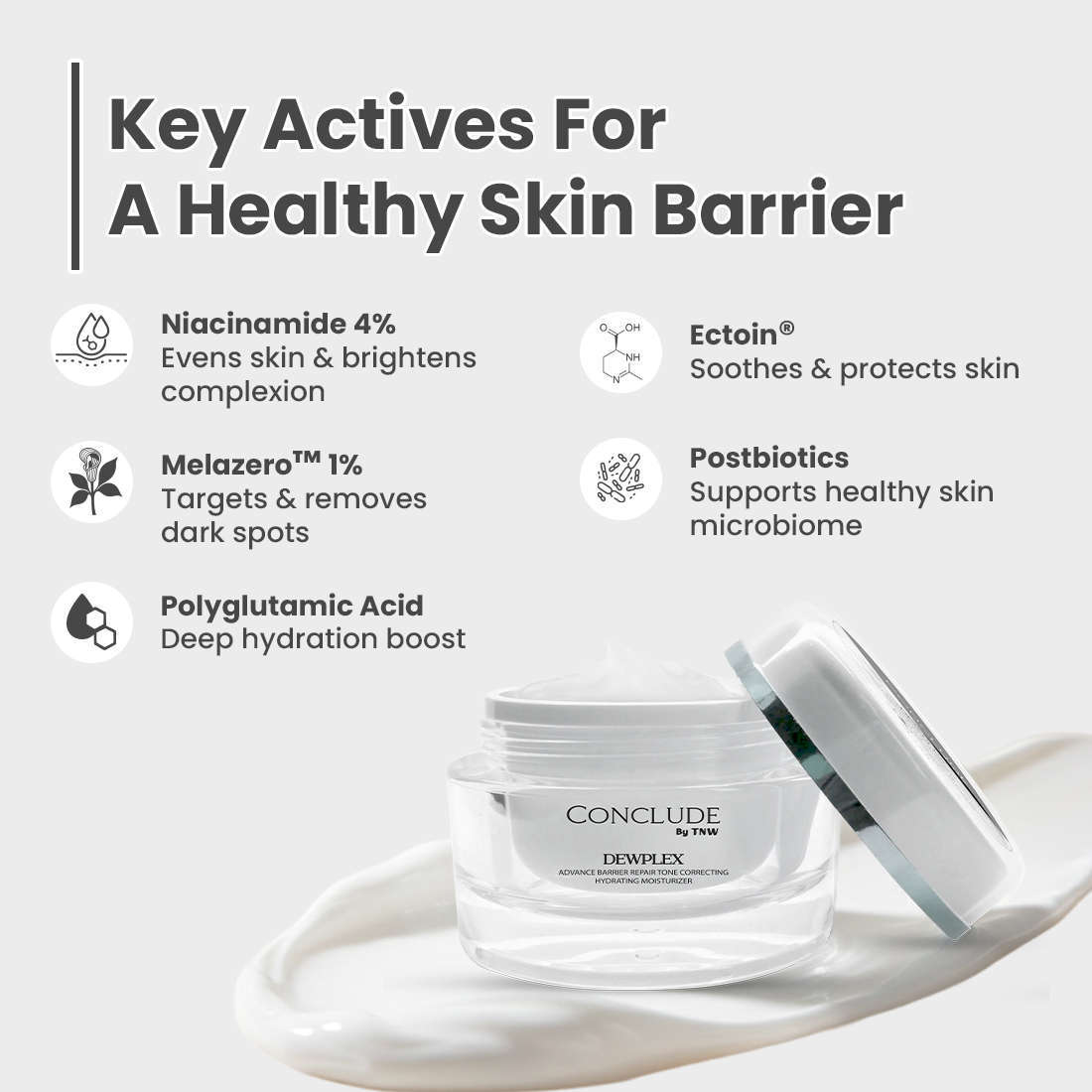 Dewplex Tone Correcting Hydrating Moisturizer | Niacinamide & Melazero