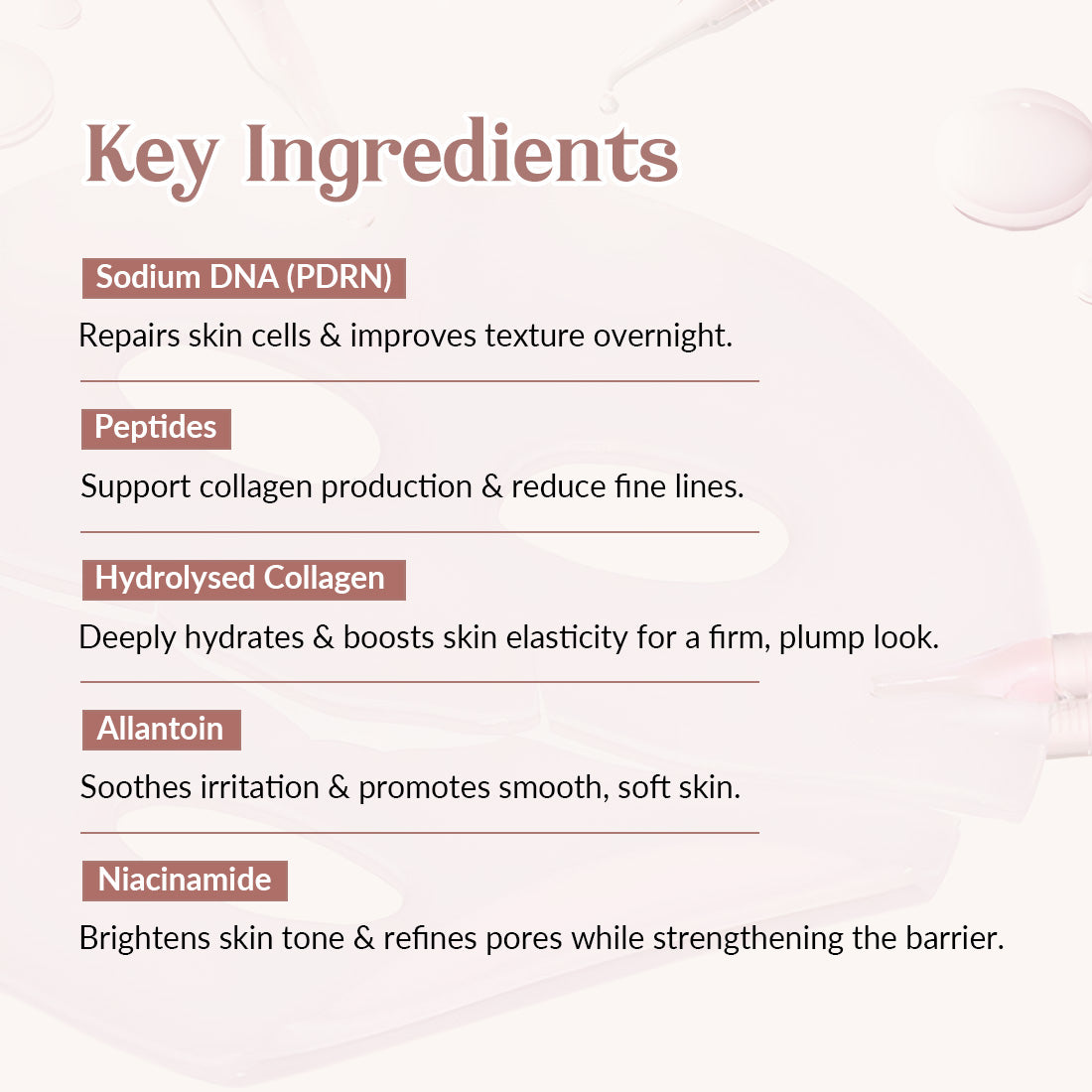 PDRN Pink Collagen Gel Mask | Rejuvenating, Hydrating & Radiance-Boosting | Made in Korea