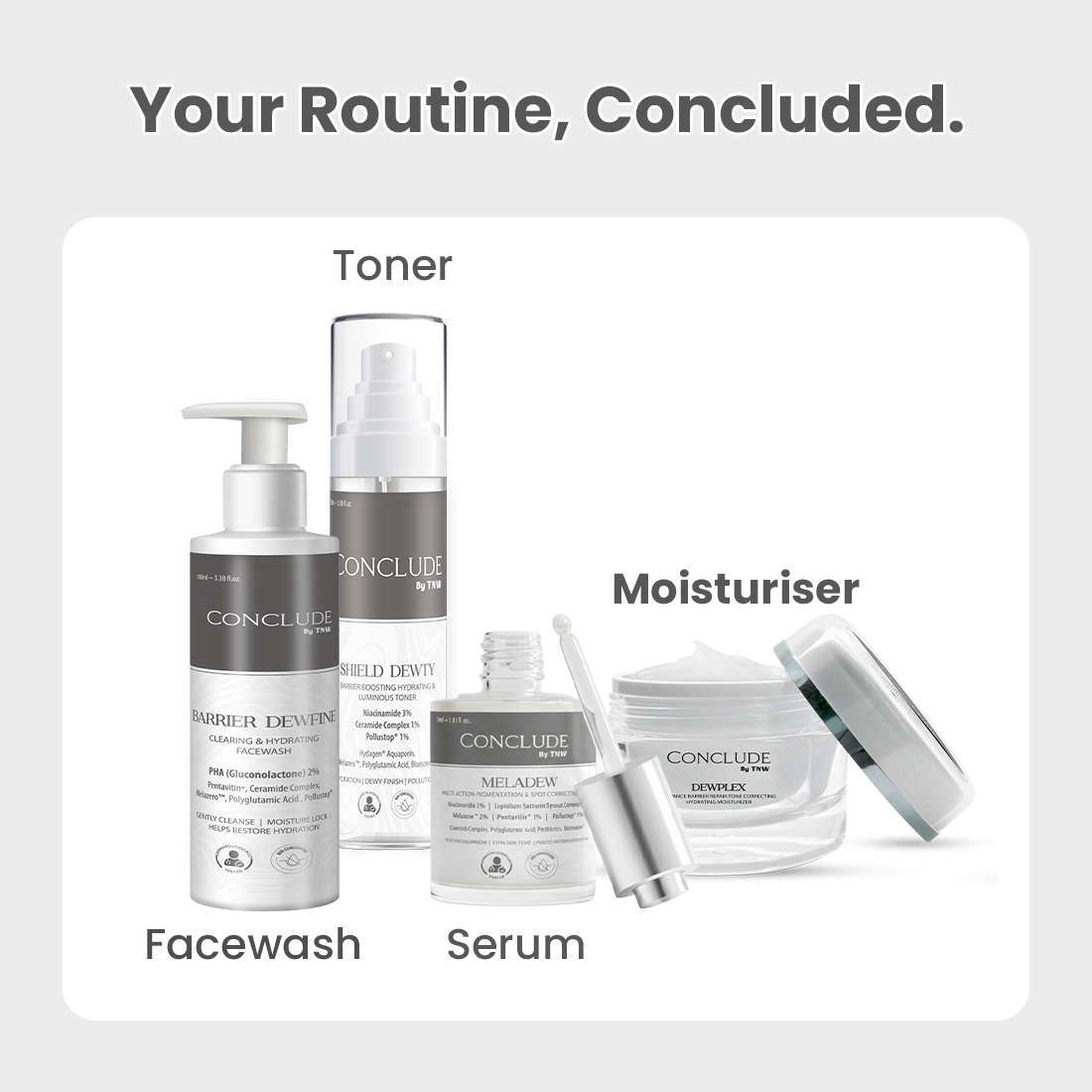 Dewplex Moisturizer for Smooth, Even & Hydrated Skin | Conclude