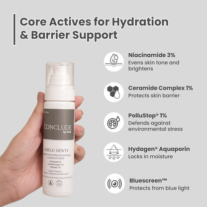 Shield Dewty Hydrating & Luminous Toner | Niacinamide & Ceramide