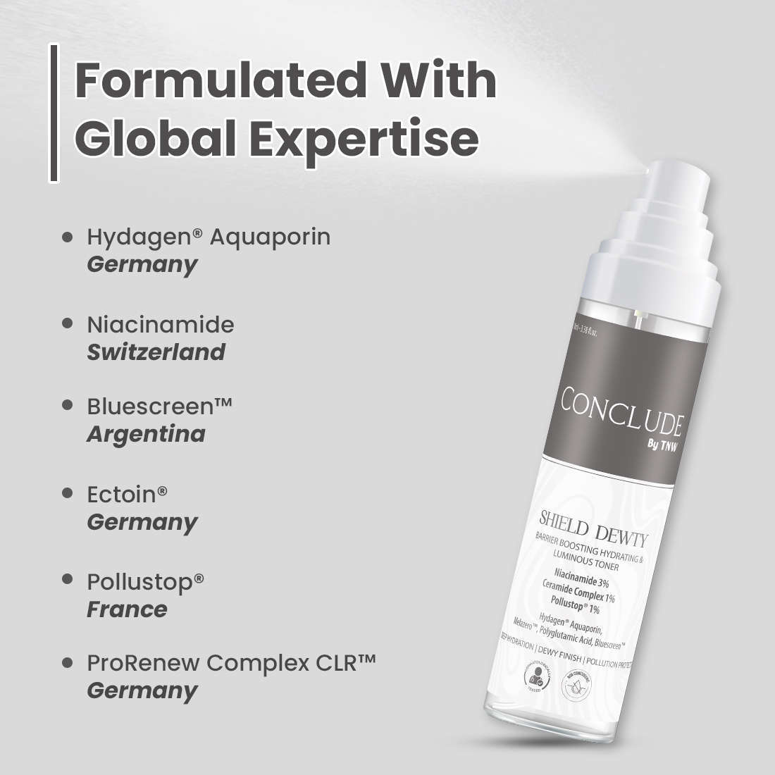 Shield Dewty Hydrating & Luminous Toner | Niacinamide & Ceramide